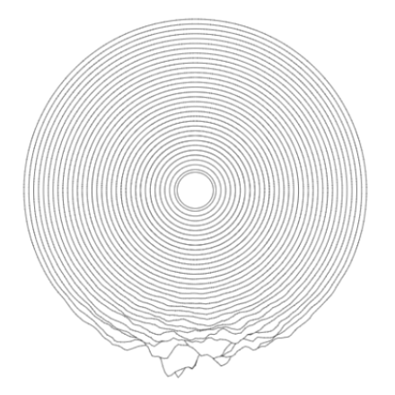 SVG File with a title Noise Circle