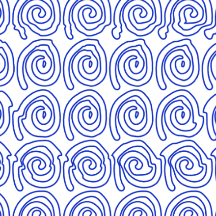 SVG File with a title Spiral Heart