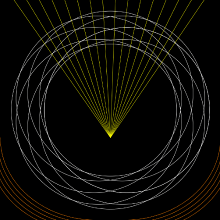 SVG File with a title Sun Pyramid