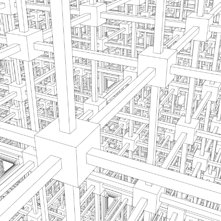 SVG File with a title Cubic space division #2