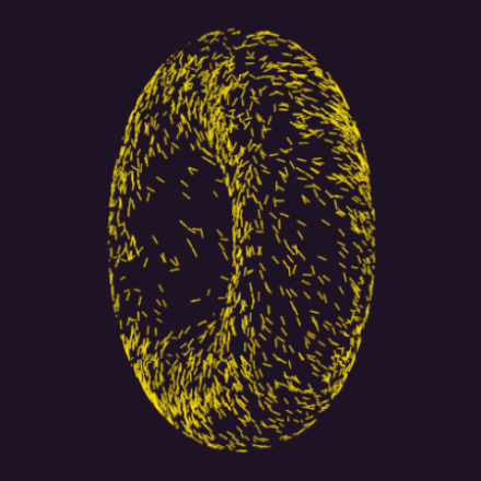 SVG File with a title Dashed torus