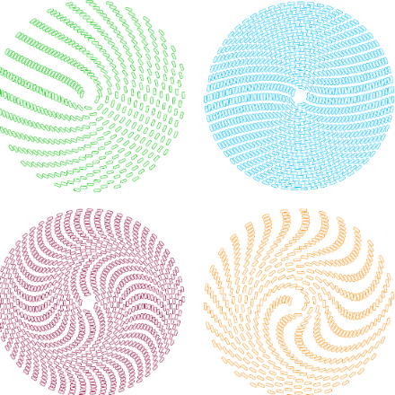 SVG File with a title 4 Spirals