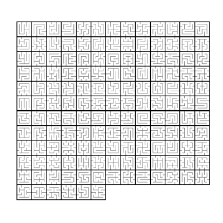 SVG File with a title Little labyrinths