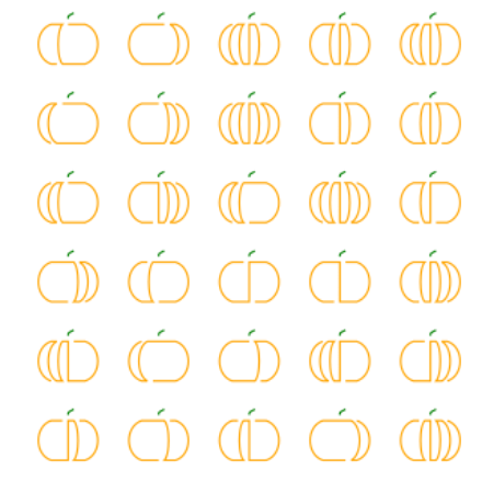 SVG File with a title Pumpkin paths