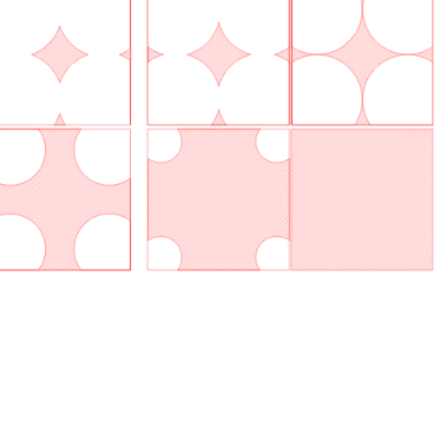 SVG File with a title Molnar Carrés, cercles, croix - J32 