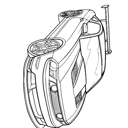 SVG File with a title CAR 3d