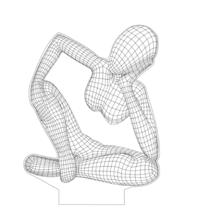 SVG File with a title MUÑECA EN ILUSION 3D