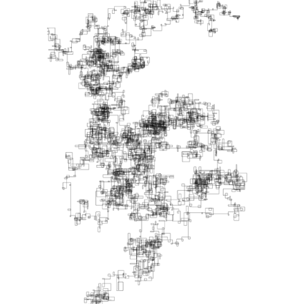 SVG File with a title Beauty and chaos of prime numbers