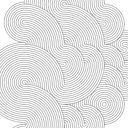 SVG File with a title Truchet arcs