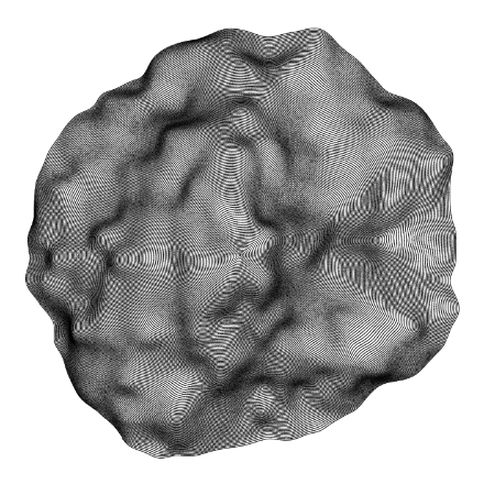 SVG File with a title Asteroid