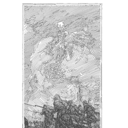 SVG File with a title Franklin Booth - Soldiers and Death