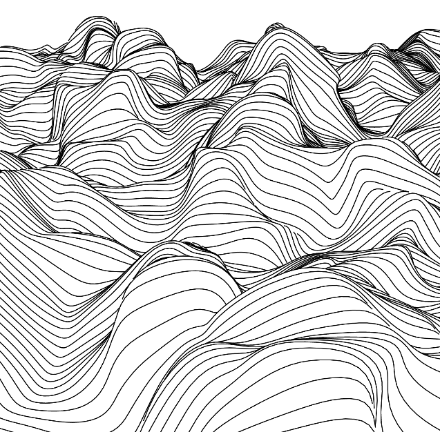 SVG File with a title Wavy Landscape 1