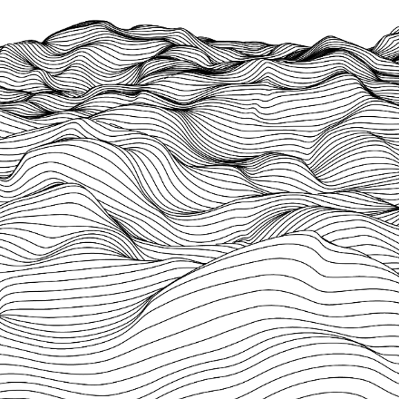 SVG File with a title Wavy Landscape 3