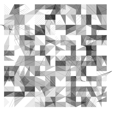 SVG File with a title After Vera Molnar After Klee