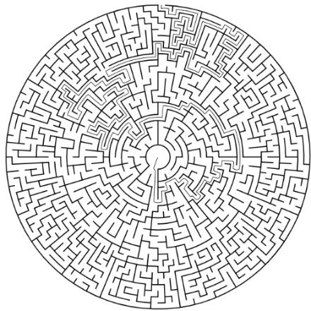 SVG File with a title in-out