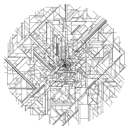 SVG File with a title Crossing paths